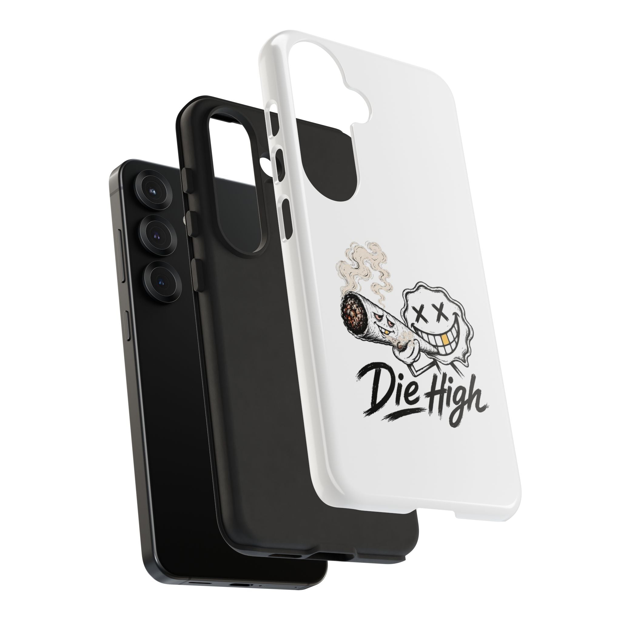 Phone Case — "Die High" Smiling Joint Graphic