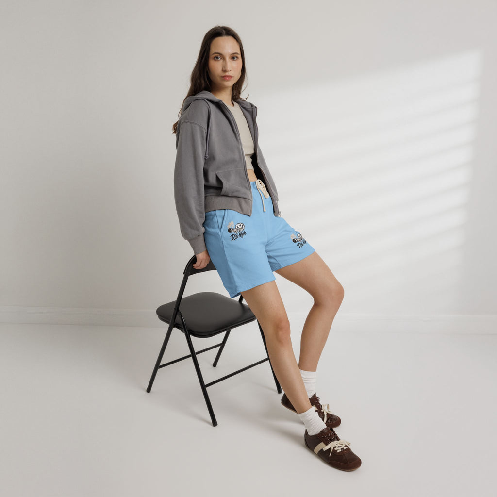 Die High Graphic Sweat Shorts — Lightweight Fleece Casual Lounge Shorts