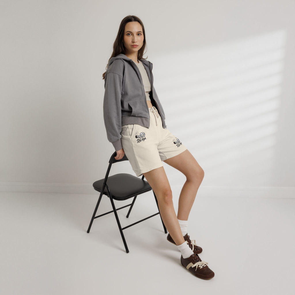 Die High Graphic Sweat Shorts — Lightweight Fleece Casual Lounge Shorts