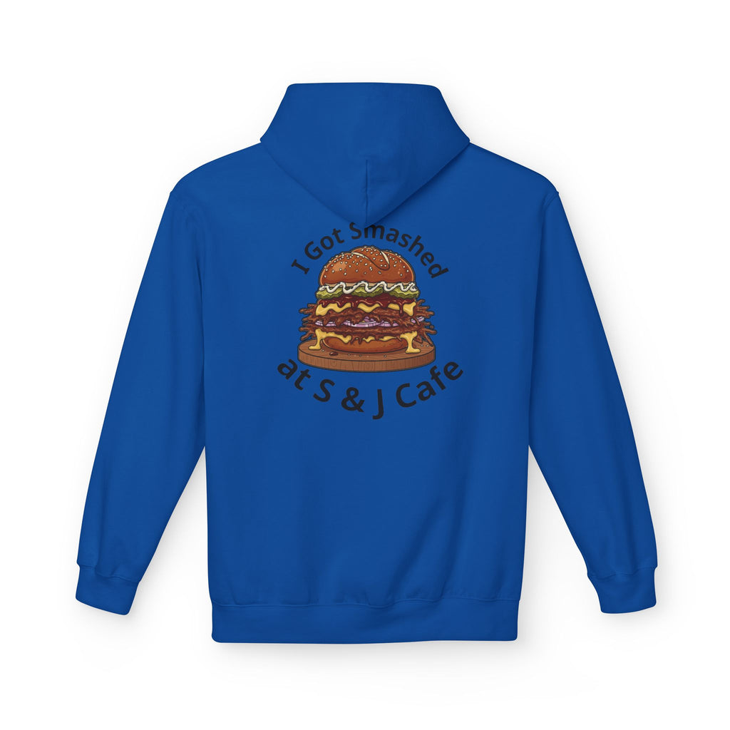 Hoodie - "I Got Smashed at S & J Cafe" Burger Graphic Pullover