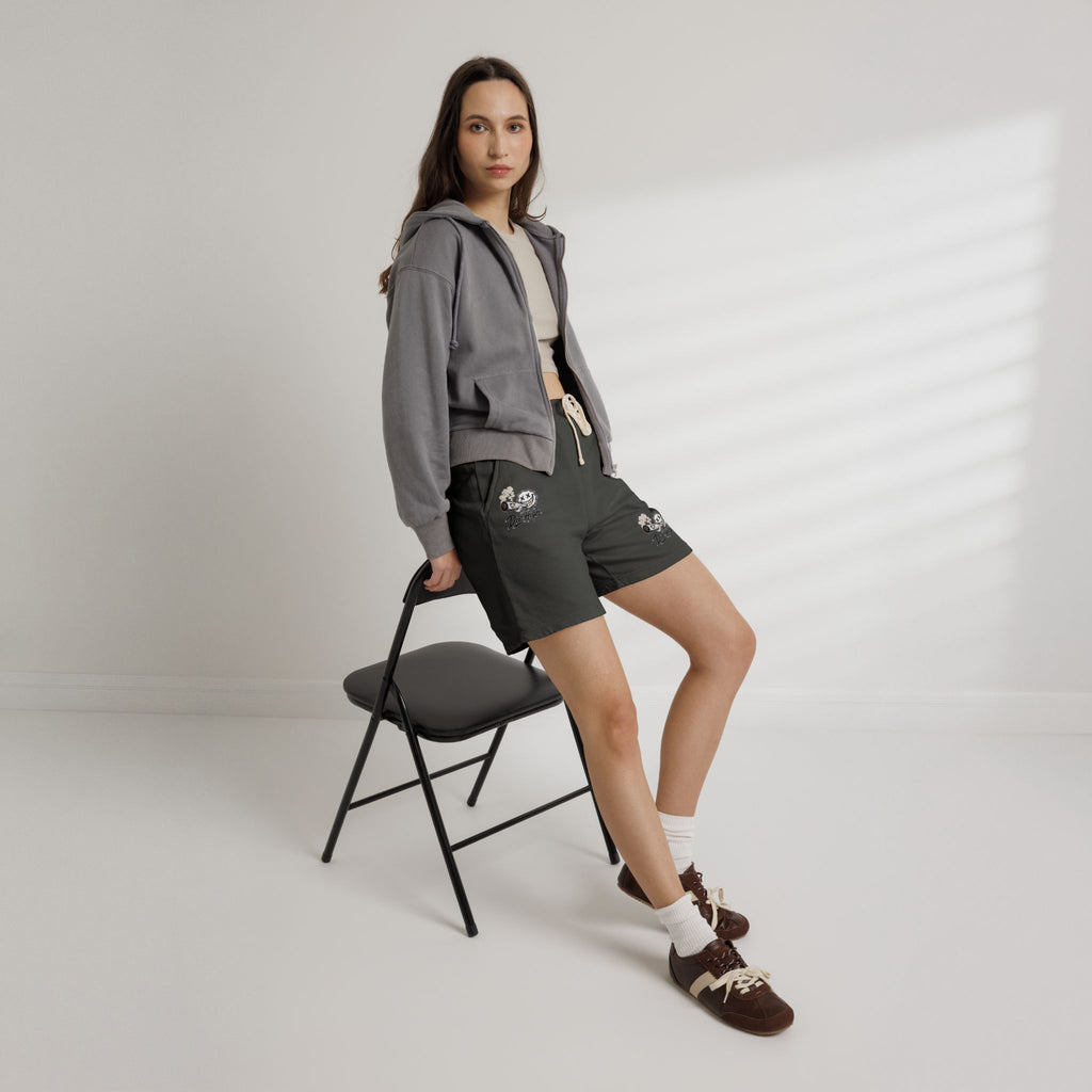Die High Graphic Sweat Shorts — Lightweight Fleece Casual Lounge Shorts