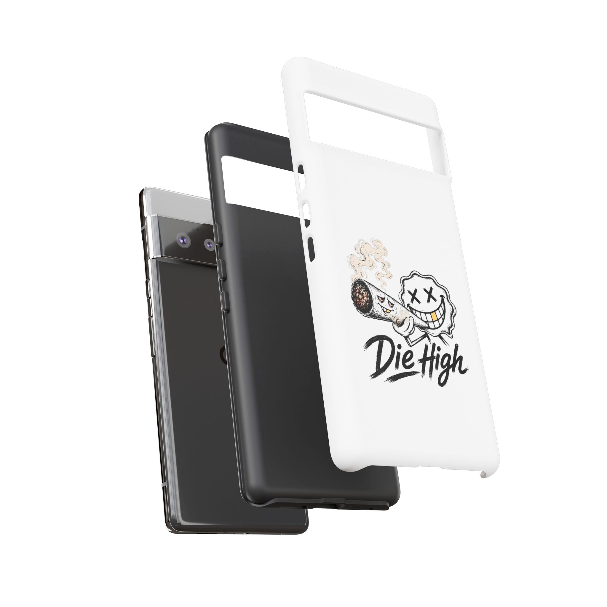 Phone Case — "Die High" Smiling Joint Graphic