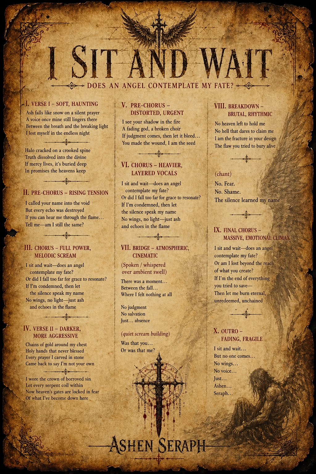 Ashen Seraph | I Sit and Wait (Deluxe Digital Edition)