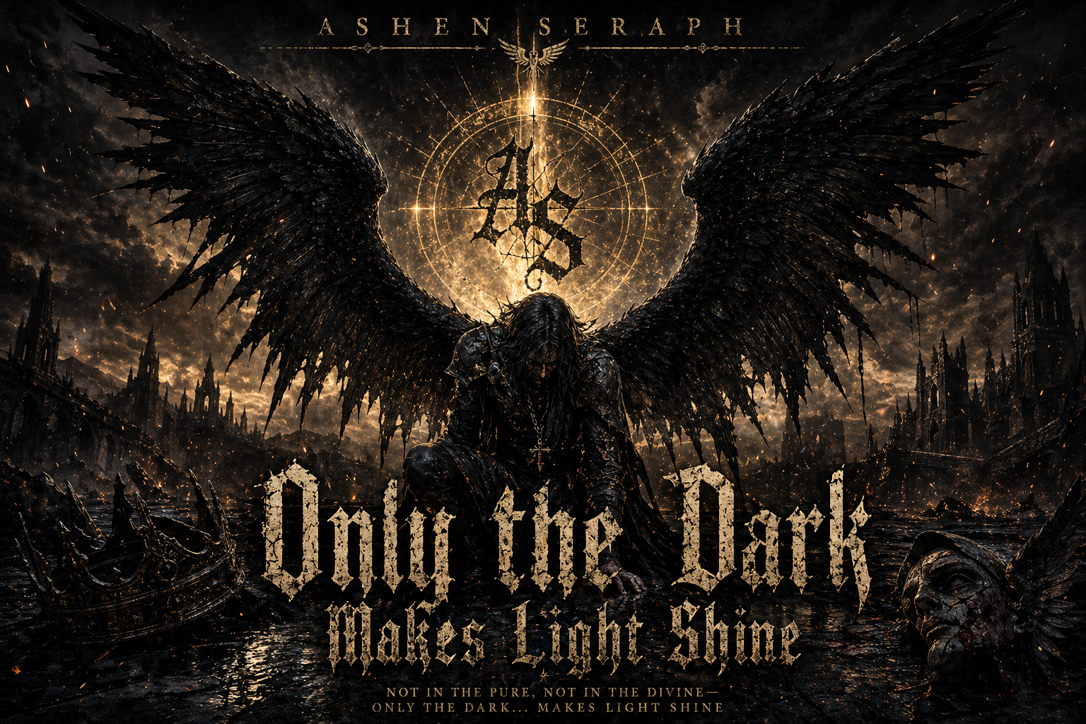 Ashen Seraph—Only the Dark Makes Light Shine